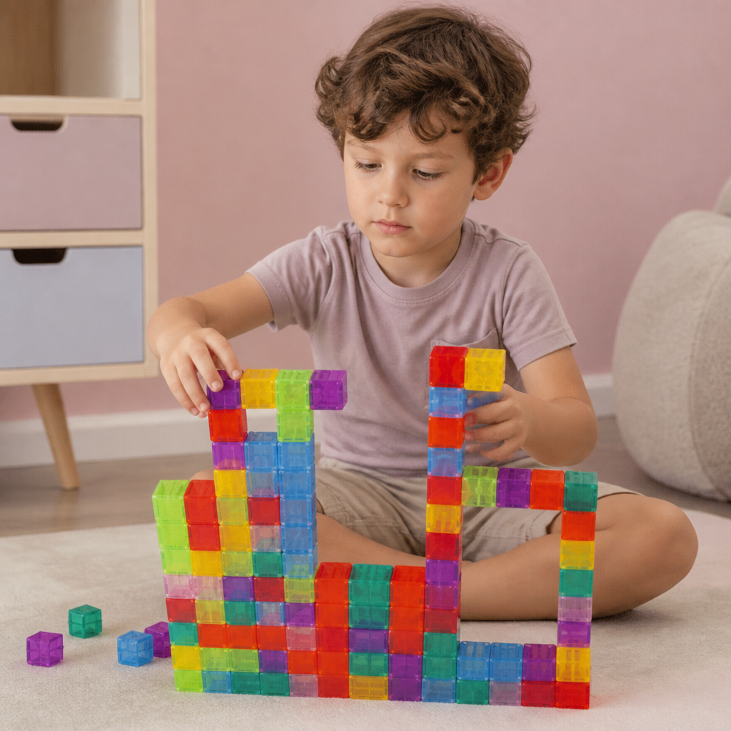 Set di Cubi Costruttivi Montessori per Bambini