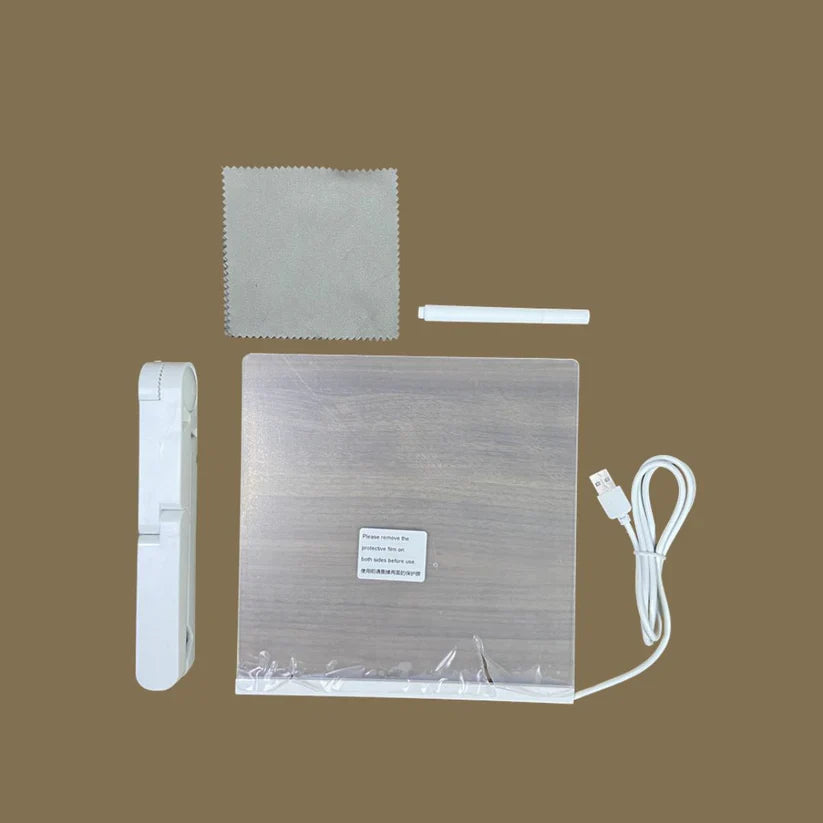 Led Writing Drawing board for Kids | Superficie luminosa riutilizzabile per appunti creativi, arte e apprendimento