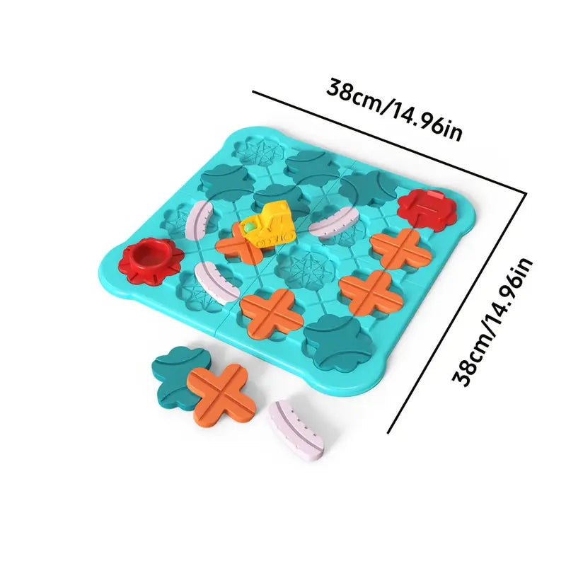 Gioco puzzle a labirinto per bambini | Giocattolo educativo con palline e macchinine per la logica e la risoluzione dei problemi