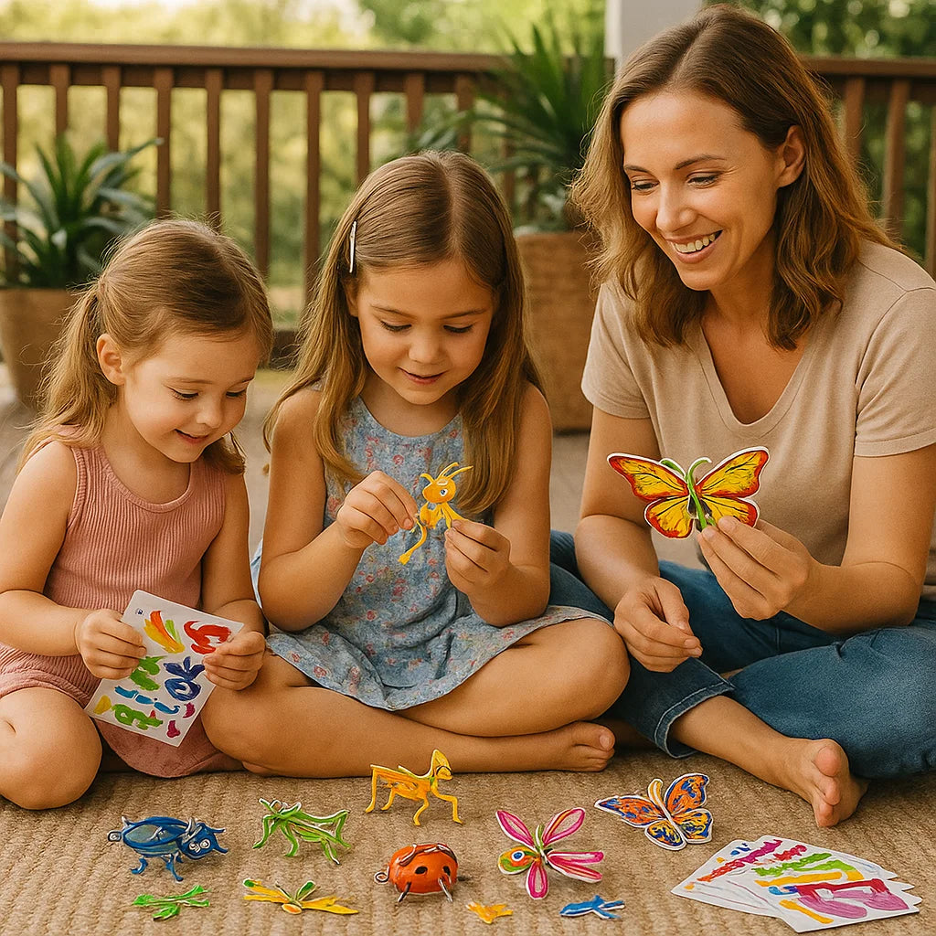 Set di puzzle 3D con cartoni animati per bambini