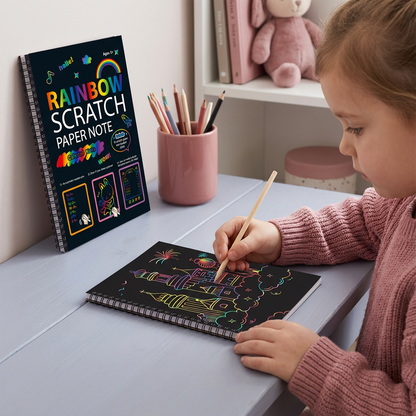 Carta Magica da Grattare Arcobaleno