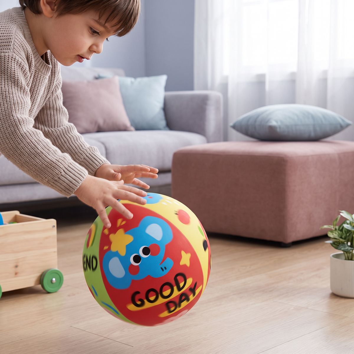 Pallina da gioco indoor morbida e sicura con gioco silenzioso per bambini