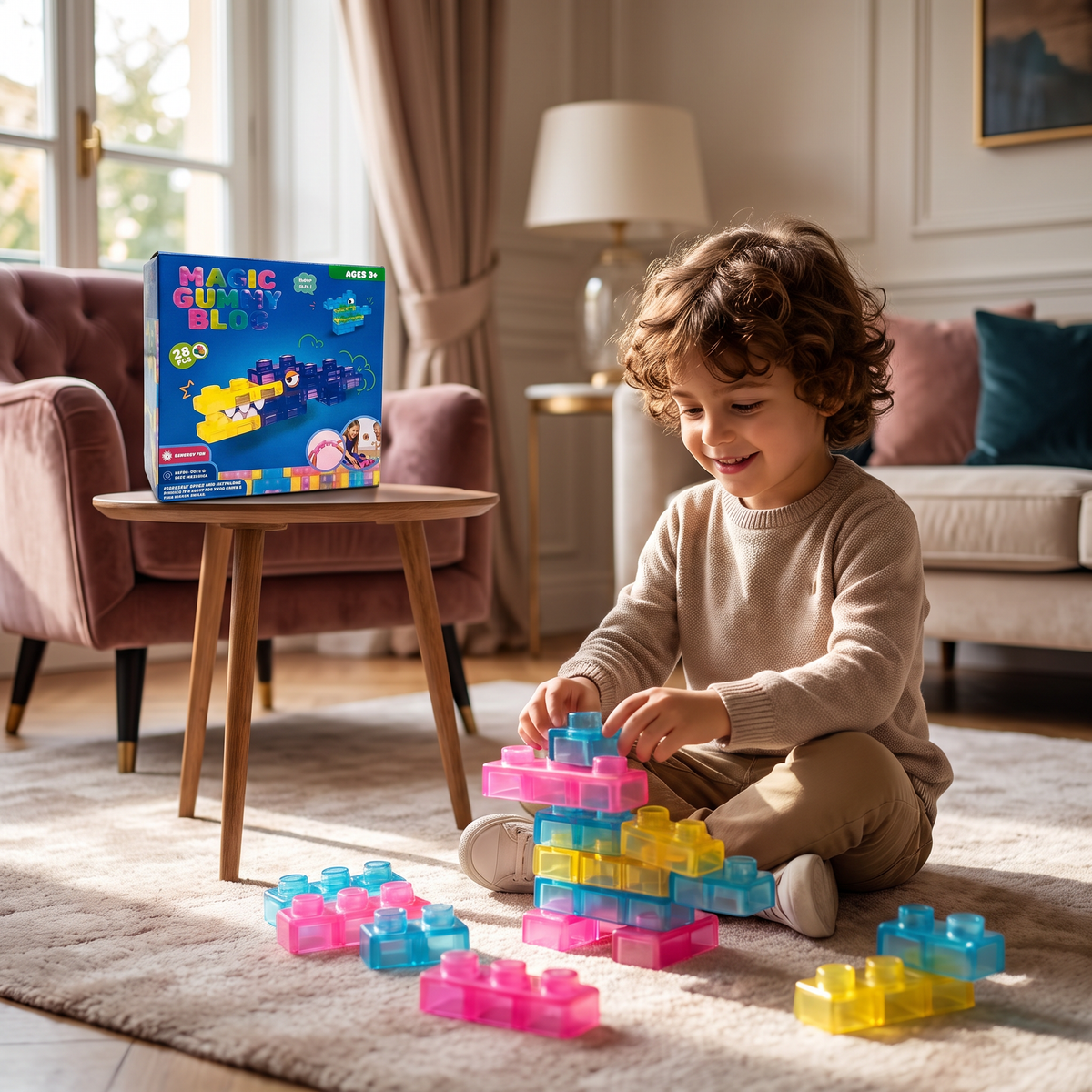 Blocchi da Costruzione Squishy Morbidi e Gelatinosi per Bambini – Sicuri e Morbidi