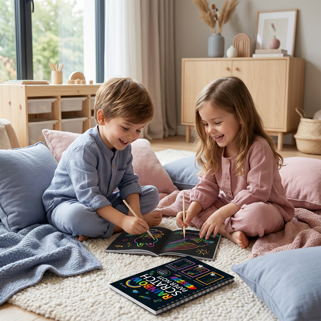 Carta Magica da Grattare Arcobaleno