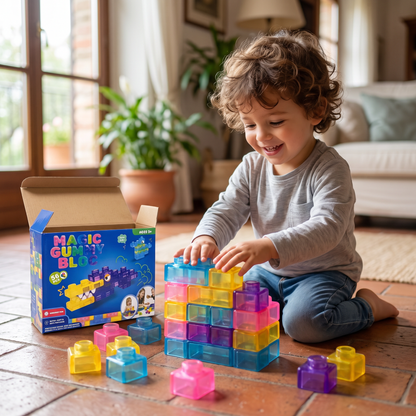 Blocchi da Costruzione Squishy Morbidi e Gelatinosi per Bambini – Sicuri e Morbidi