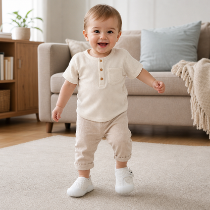 Scarpine comode per bambini con suola morbida e antiscivolo