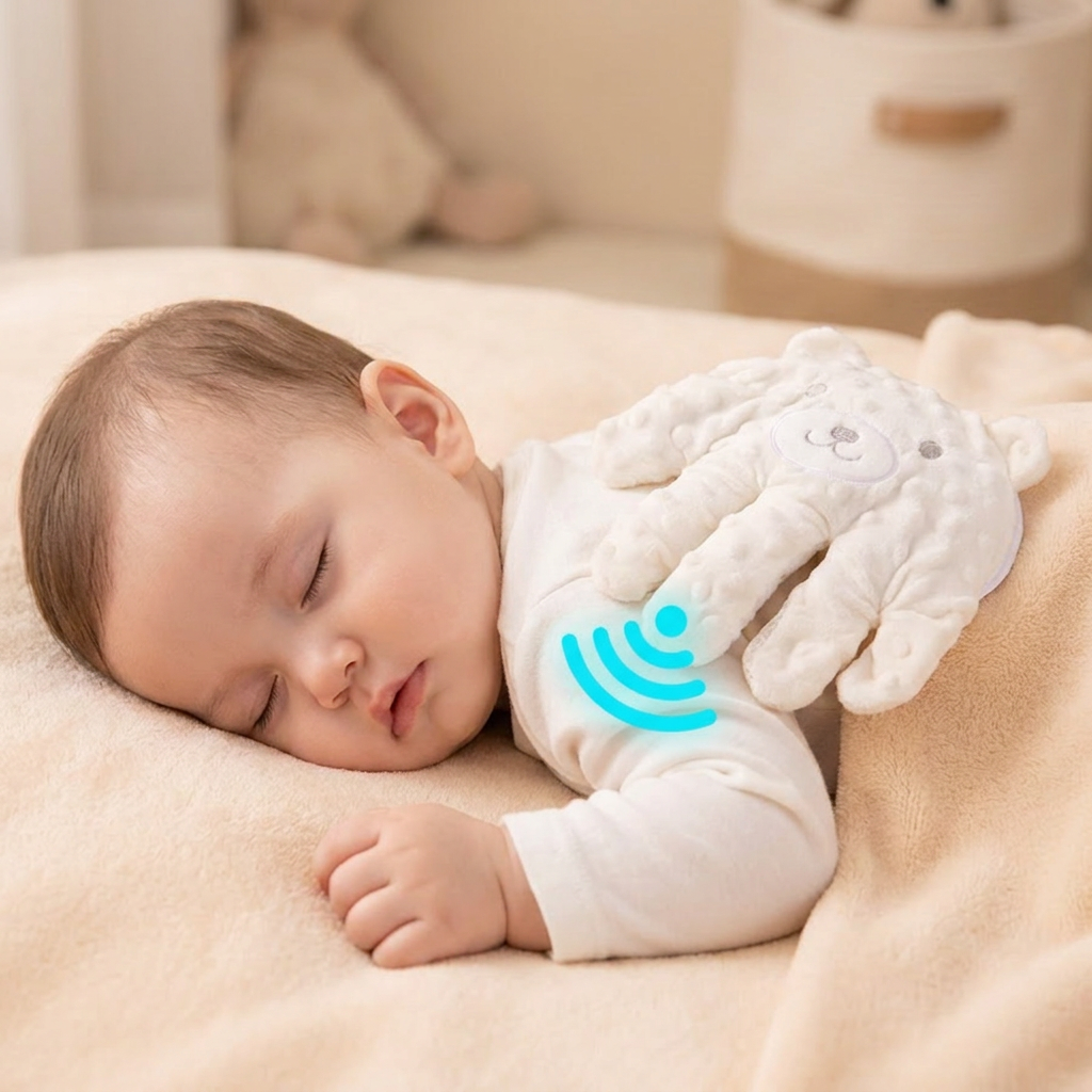 Aiuto per il sonno del bambino con funzione di dolce picchiettio – favorisce un addormentamento tranquillo e autonomo