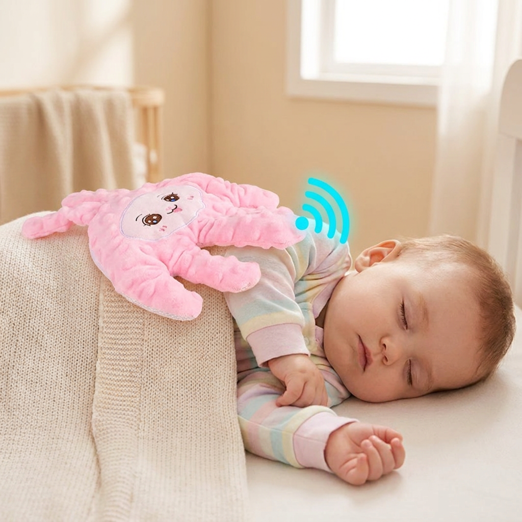 Aiuto per il sonno del bambino con funzione di dolce picchiettio – favorisce un addormentamento tranquillo e autonomo
