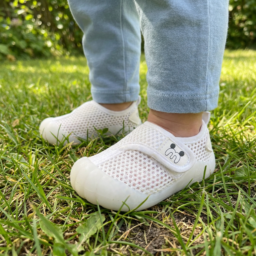 Scarpine comode per bambini con suola morbida e antiscivolo