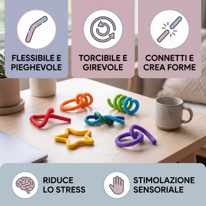 Bastoncini Fidget Sensoriali – Giochi Girevoli Rilassanti per Alleviare lo Stress