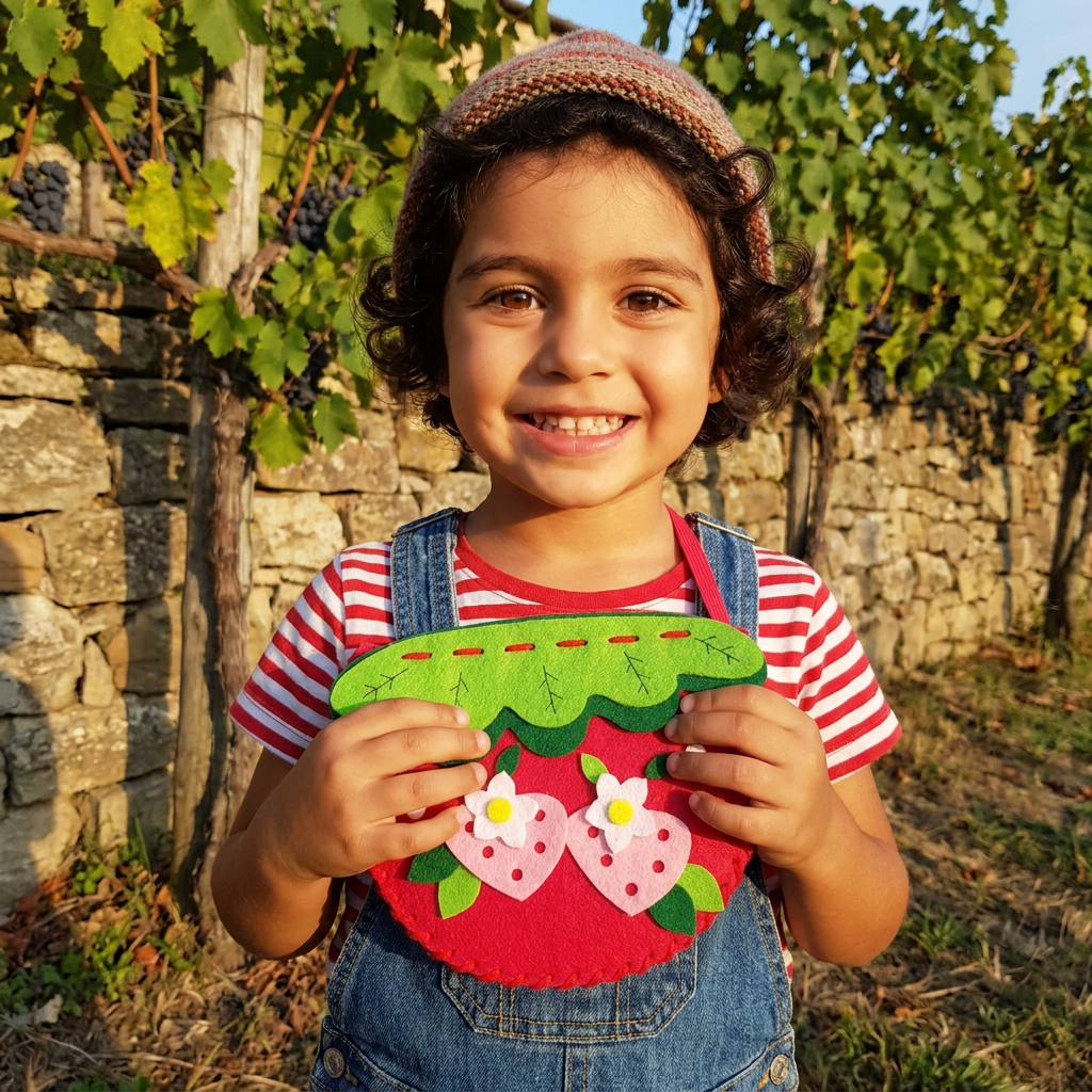 Kit da Cucito Fai da Te per Borsetta in Feltro Carina per Bambini