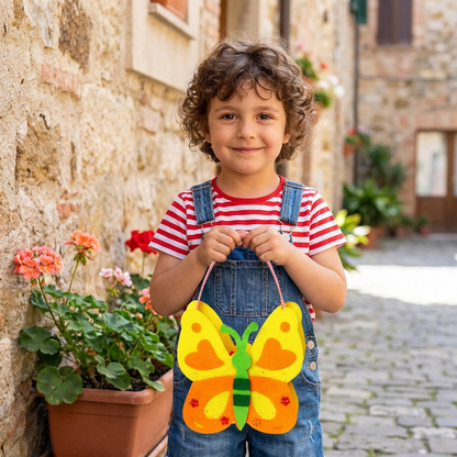 Kit da Cucito Fai da Te per Borsetta in Feltro Carina per Bambini