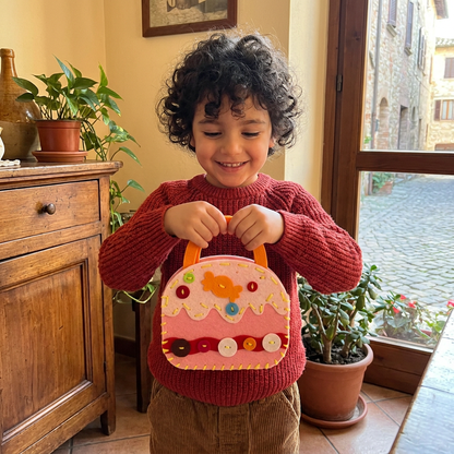 Kit da Cucito Fai da Te per Borsetta in Feltro Carina per Bambini