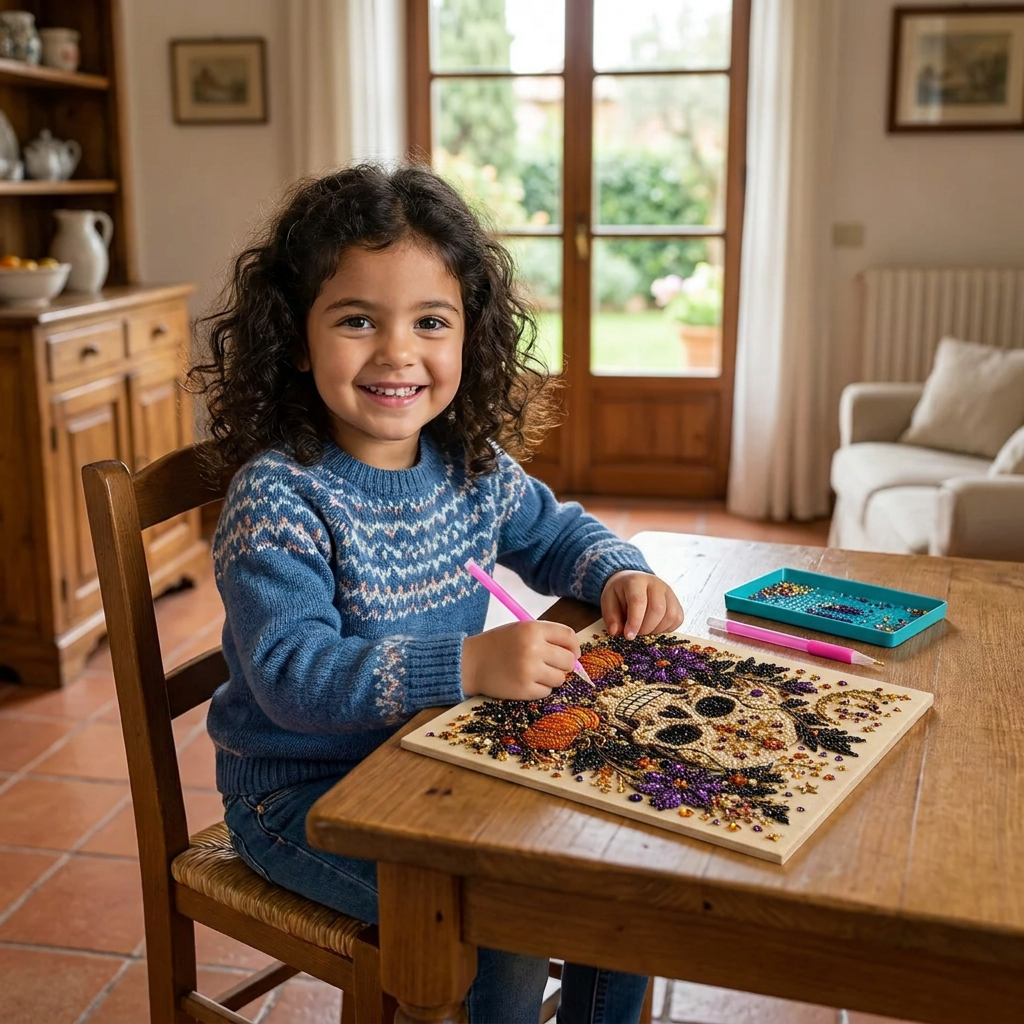 Kit DIY di Pittura Diamantata per Halloween