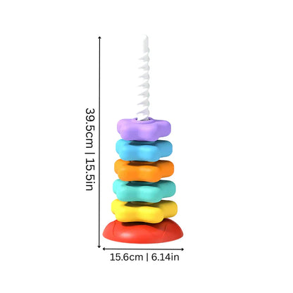 Giocattolo Torre Girevole e Colorata Arcobaleno