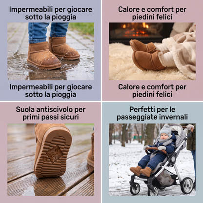 Comodi Stivali Invernali Impermeabili con Suole Antiscivolo
