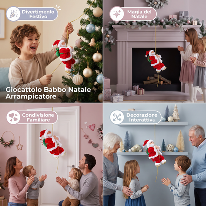 Giocattolo Babbo Natale Arrampicatore