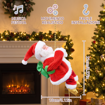 Giocattolo Babbo Natale Arrampicatore