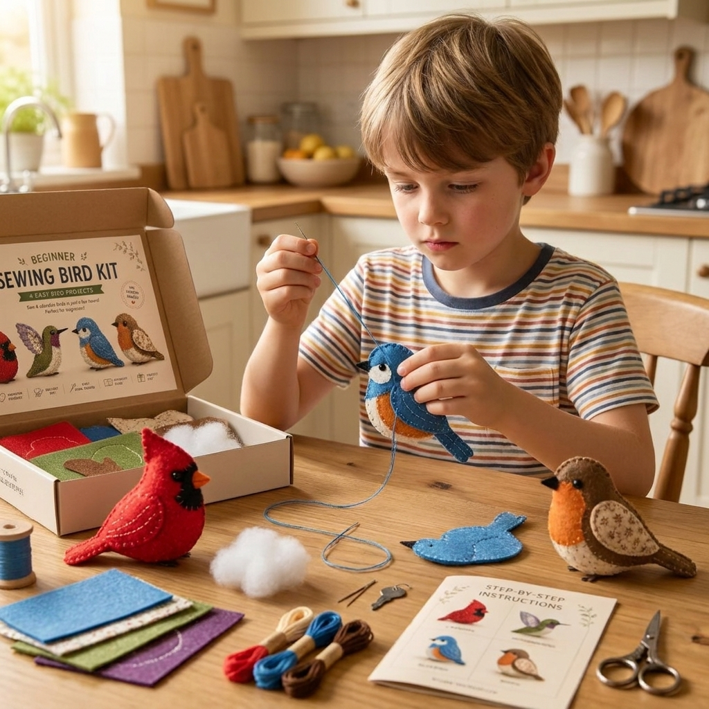 Kit da Cucito Peluche DIY – Crea il Tuo Simpatico Personaggio