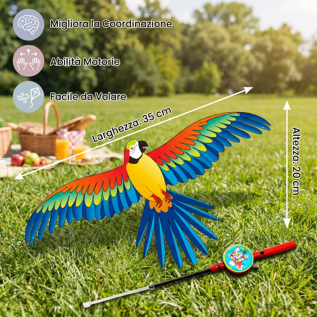 Aquilonio con Ali Fluttuanti per Bambini – Migliora la Coordinazione e le Abilità Motorie