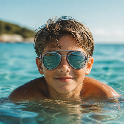 Pro Aviator Occhialini da Nuoto – Protezione UV400, Antifog e Vestibilità Completa