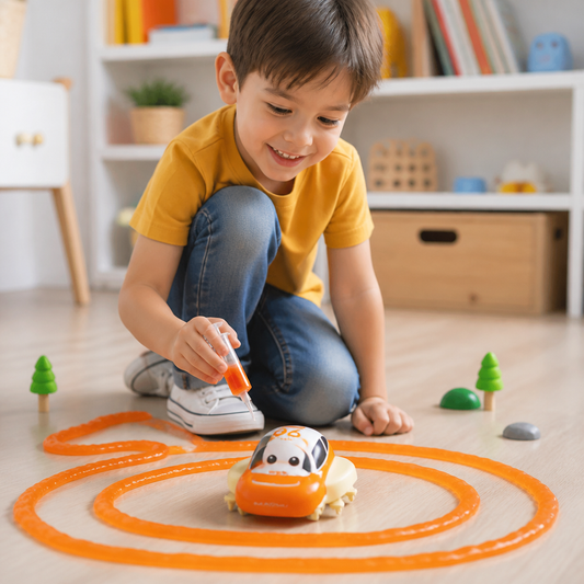 Set Pista da Corsa Slime Magico – Avventura Fai-da-Te con Auto Elettrica