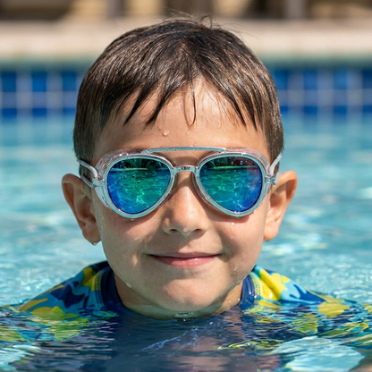 Pro Aviator Occhialini da Nuoto – Protezione UV400, Antifog e Vestibilità Completa