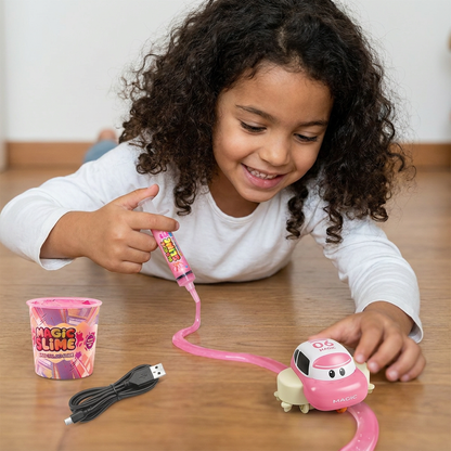 Set Pista da Corsa Slime Magico – Avventura Fai-da-Te con Auto Elettrica