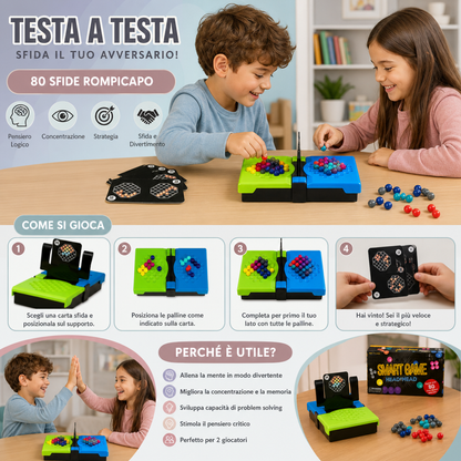 Gioco di Logica Testa a Testa – 80 Sfide Rompicapo