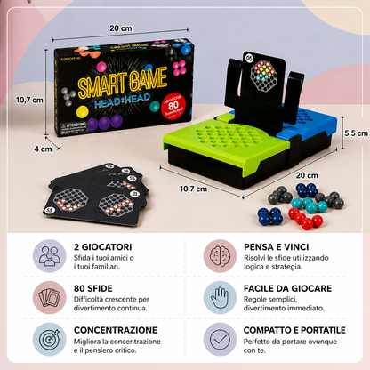 Gioco di Logica Testa a Testa – 80 Sfide Rompicapo