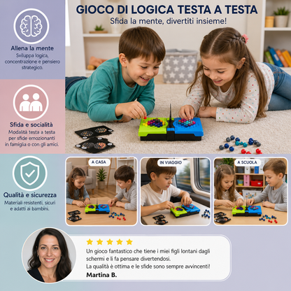 Gioco di Logica Testa a Testa – 80 Sfide Rompicapo