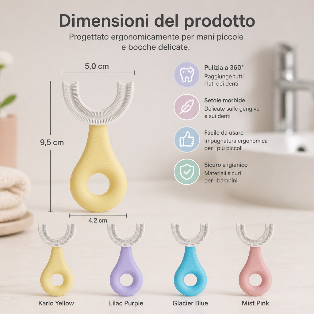 Spazzolino a U per Bambini