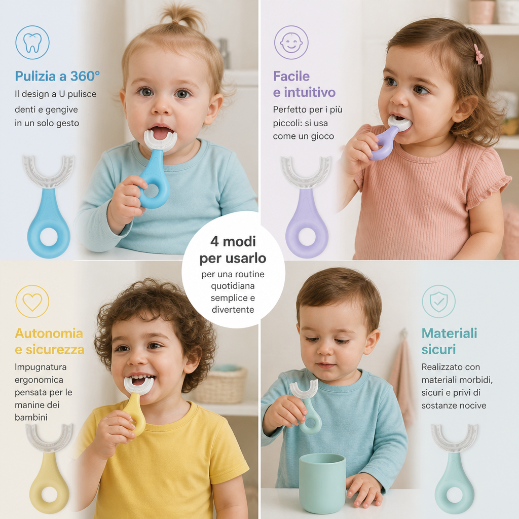 Spazzolino a U per Bambini