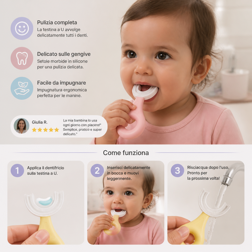 Spazzolino a U per Bambini