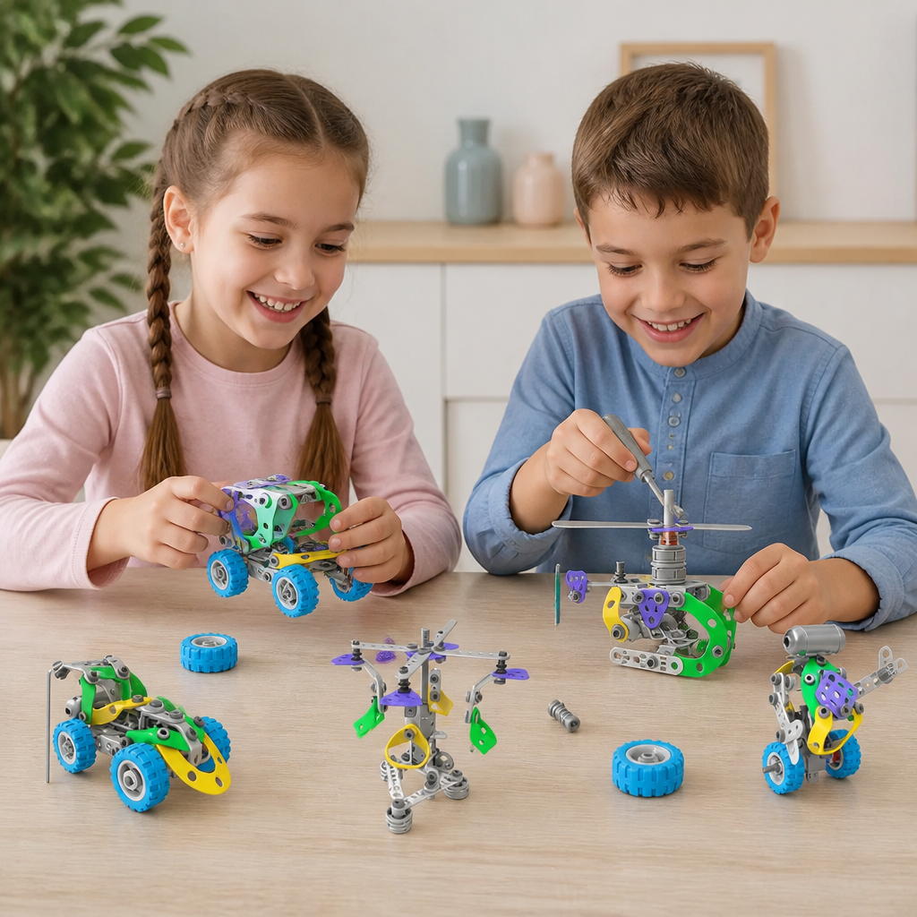 Set da costruzione STEM da 109 pezzi con cacciavite