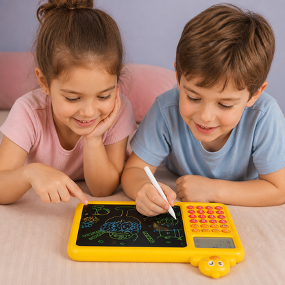 Set didattico interattivo di matematica, disegno e cancellazione per bambini