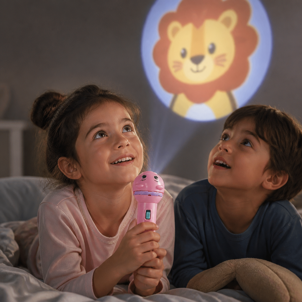 Torcia Per Bambini Con Proiezione Di Storie Della Buonanotte