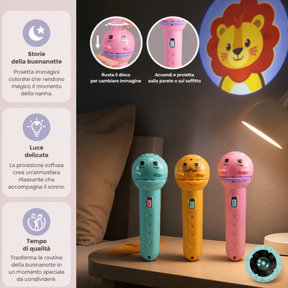 Torcia Per Bambini Con Proiezione Di Storie Della Buonanotte