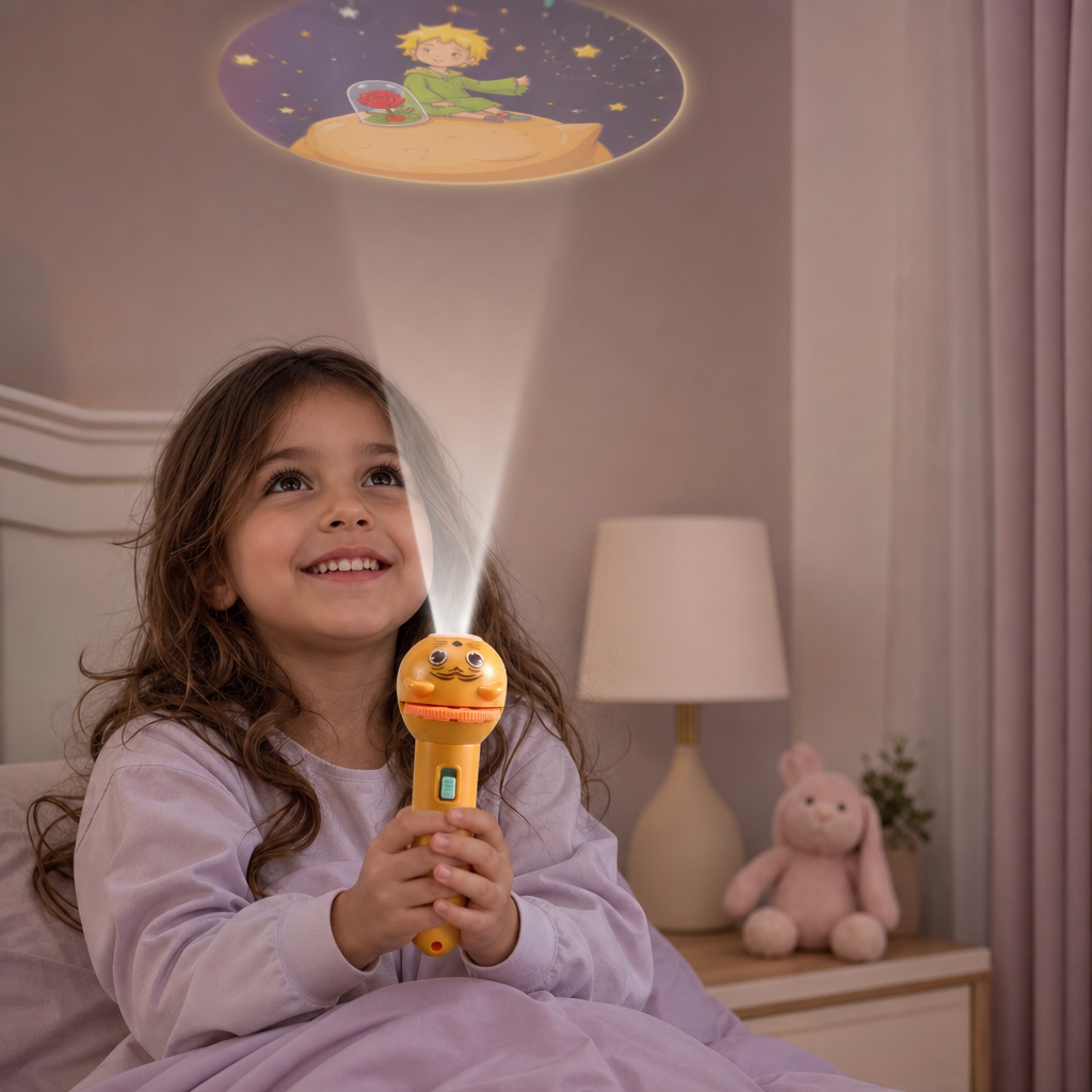 Torcia Per Bambini Con Proiezione Di Storie Della Buonanotte