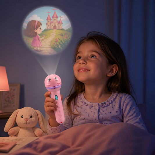 Torcia Per Bambini Con Proiezione Di Storie Della Buonanotte