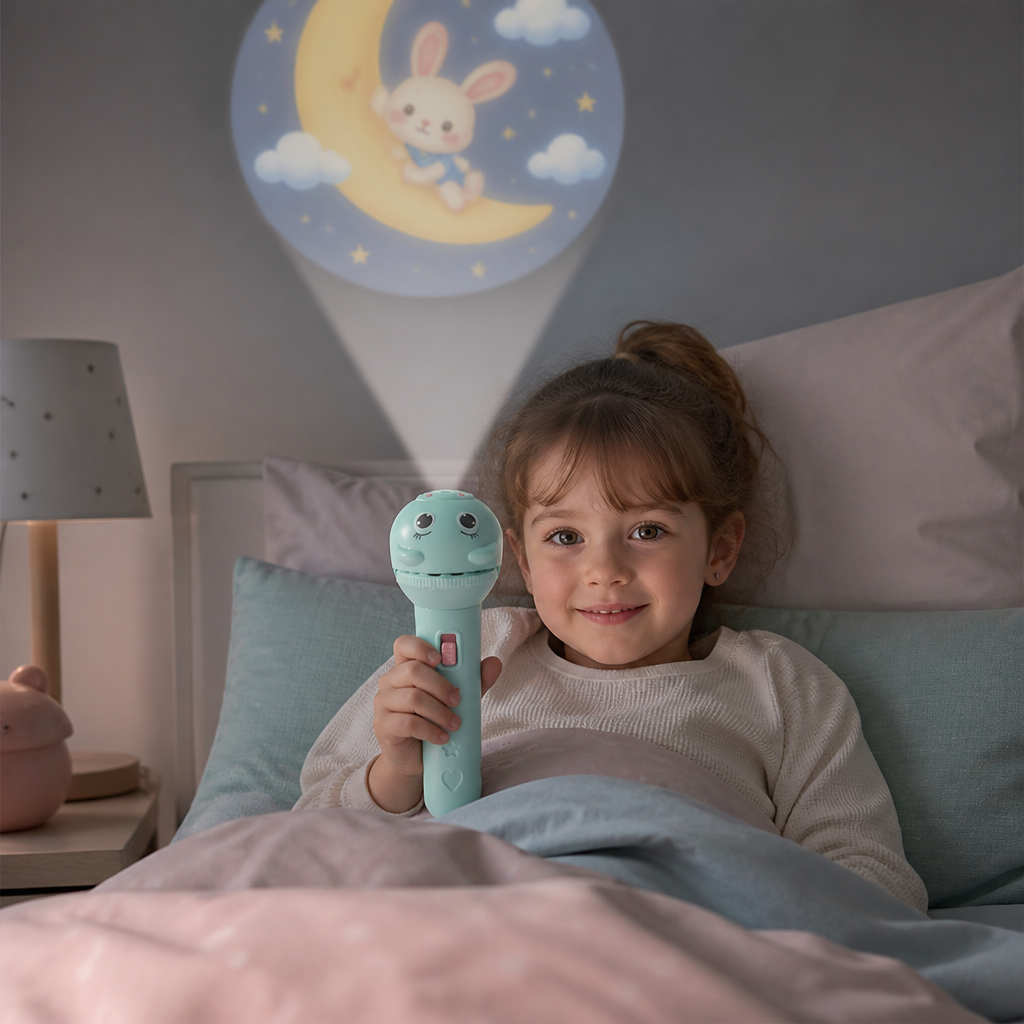 Torcia Per Bambini Con Proiezione Di Storie Della Buonanotte
