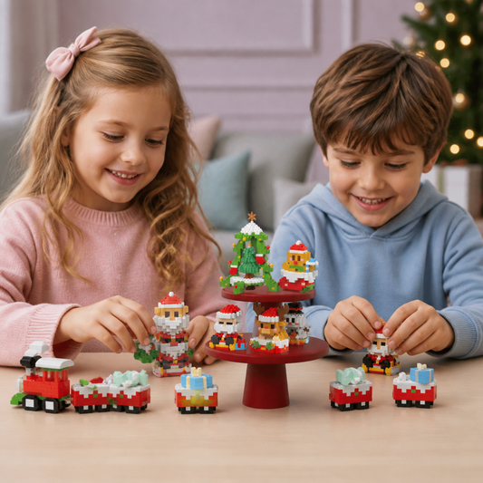 Personaggi Natalizi Creativi Con Blocchi Da Costruire – Divertimento Per Tutta La Famiglia