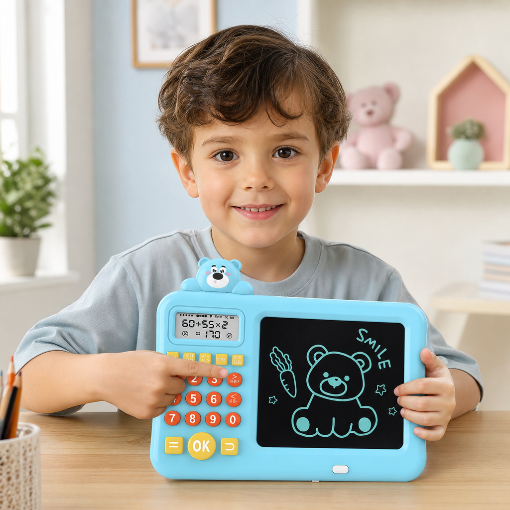 Set didattico interattivo di matematica, disegno e cancellazione per bambini