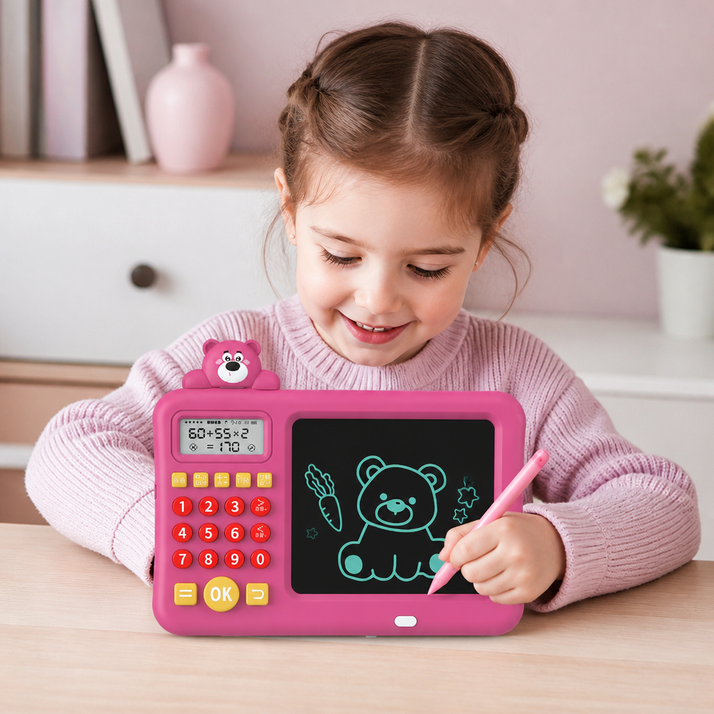 Set didattico interattivo di matematica, disegno e cancellazione per bambini