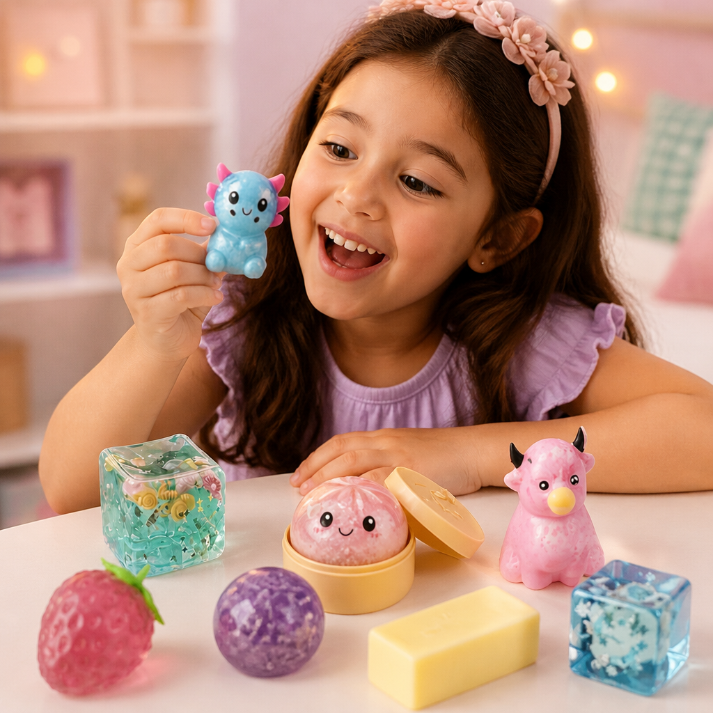 Set Premium di Fidget Toys Squishy – 8 Giocattoli Sensoriali