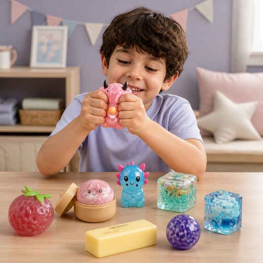 Set Premium di Fidget Toys Squishy – 8 Giocattoli Sensoriali