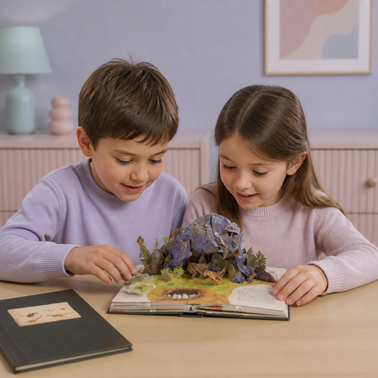 Enciclopedia Interattiva dei Dinosauri Pop-Up 3D