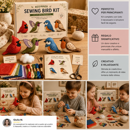 Kit da Cucito Peluche DIY – Crea il Tuo Simpatico Personaggio