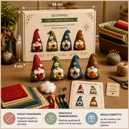 Kit da Cucito Peluche DIY – Crea il Tuo Simpatico Personaggio