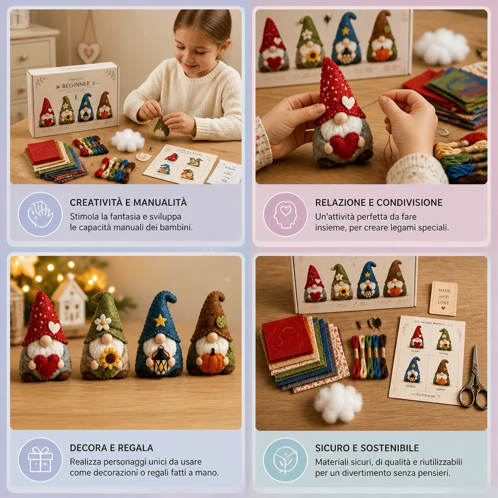 Kit da Cucito Peluche DIY – Crea il Tuo Simpatico Personaggio